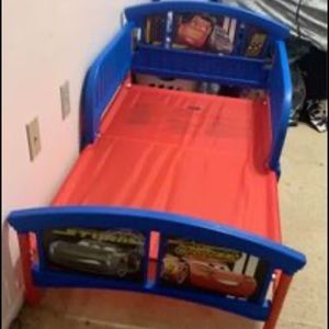 Lightening McQueen toddler bed and toddler mattress